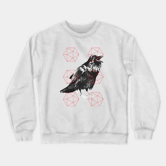 sacred crow Crewneck Sweatshirt by DrSoed